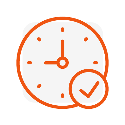 Time efficient icon